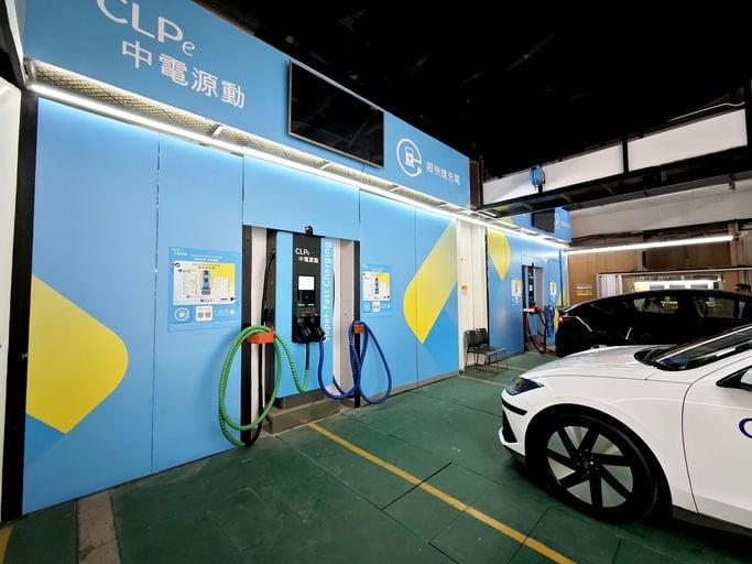 火炭桂地街金路網A站 CLPe 快速充電站