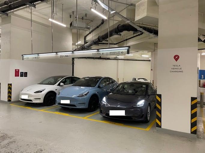 數碼港一號停車場 目的地充電站