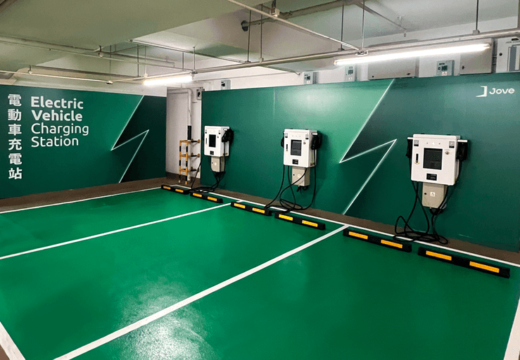 圓方 (北停車場) JOVE 中速充電站