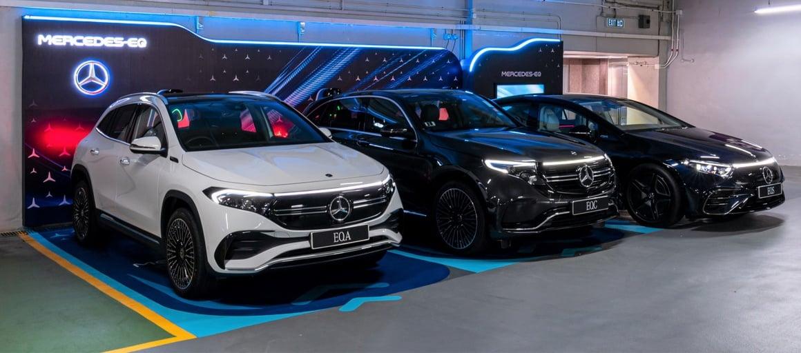山頂廣場 Mercedes-EQ 充電站